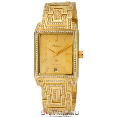 Мужские золотые наручные часы Platinor 31911.421