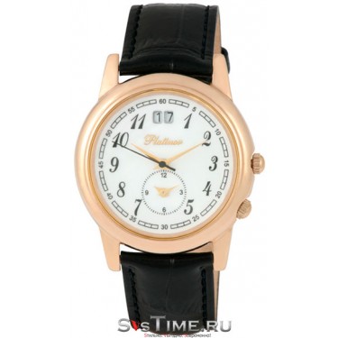 Мужские золотые наручные часы Platinor 40150.105