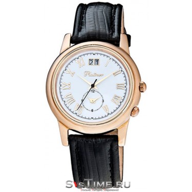 Мужские золотые наручные часы Platinor 40150.116