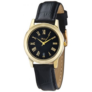 Мужские золотые наручные часы Platinor 40260.517