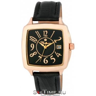 Мужские золотые наручные часы Platinor 40450.505