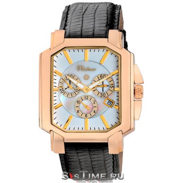 Мужские золотые наручные часы Platinor 40650.107