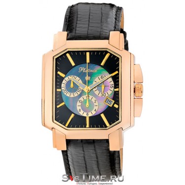 Мужские золотые наручные часы Platinor 40650.507