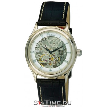 Мужские золотые наручные часы Platinor 41940.156