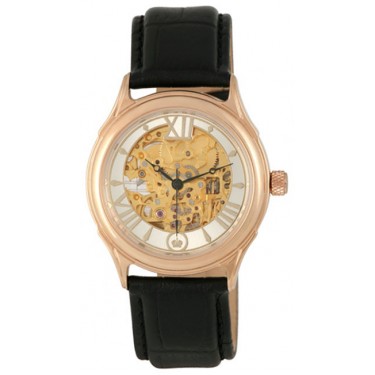 Мужские золотые наручные часы Platinor 41950.157