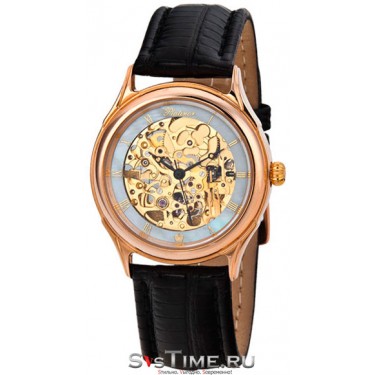 Мужские золотые наручные часы Platinor 41950.356
