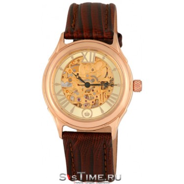Мужские золотые наручные часы Platinor 41950.457