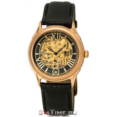 Мужские золотые наручные часы Platinor 41950.557