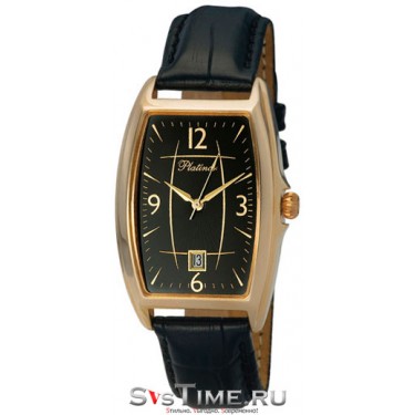 Мужские золотые наручные часы Platinor 47750.506