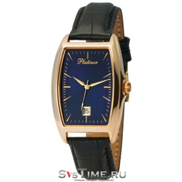 Мужские золотые наручные часы Platinor 47750.603