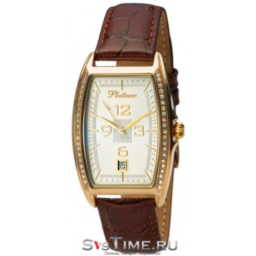 Мужские золотые наручные часы Platinor 47751.110