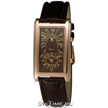 Мужские золотые наручные часы Platinor 48550-1.758