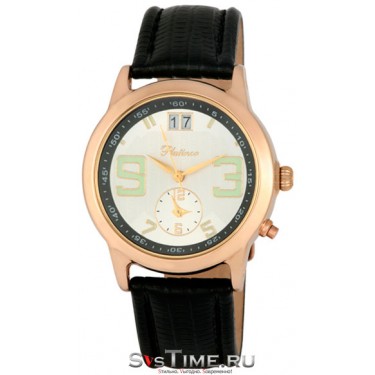 Мужские золотые наручные часы Platinor 49150.232