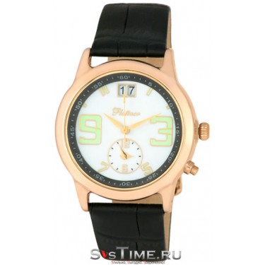 Мужские золотые наручные часы Platinor 49150.332