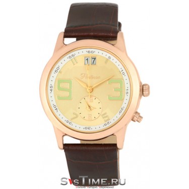 Мужские золотые наручные часы Platinor 49150.433