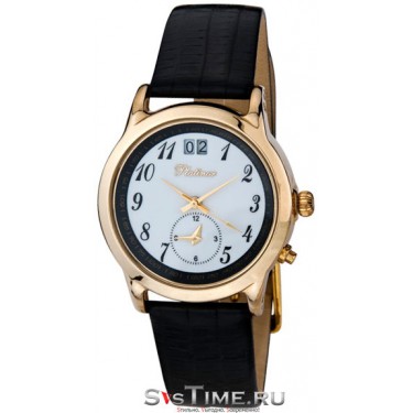 Мужские золотые наручные часы Platinor 49160.108