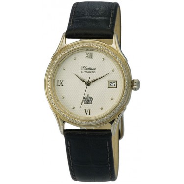 Мужские золотые наручные часы Platinor 50341.122
