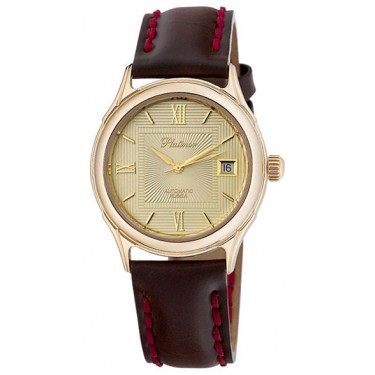 Мужские золотые наручные часы Platinor 50350.420