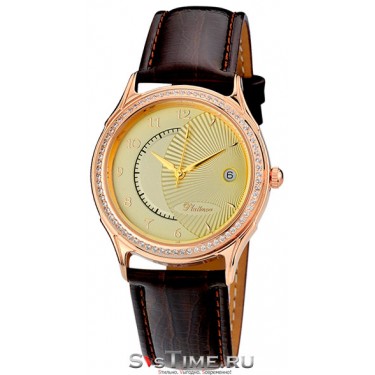 Мужские золотые наручные часы Platinor 50356.432