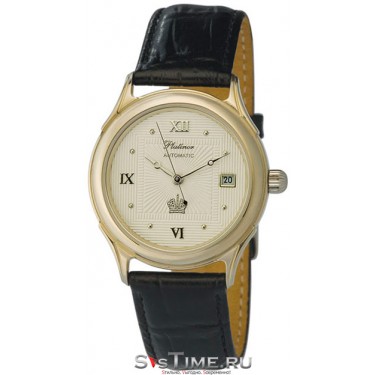 Мужские золотые наручные часы Platinor 50440.120