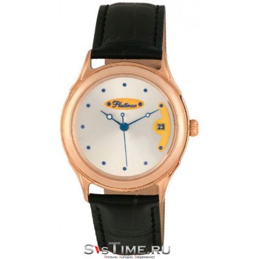 Мужские золотые наручные часы Platinor 50450.226