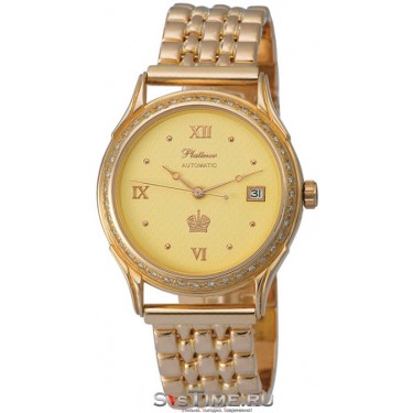 Мужские золотые наручные часы Platinor 50451А.422
