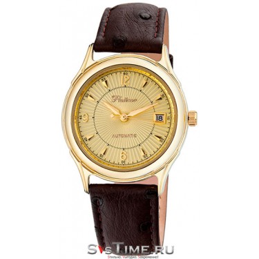 Мужские золотые наручные часы Platinor 50460.421