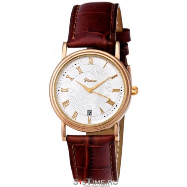 Мужские золотые наручные часы Platinor 50650.218