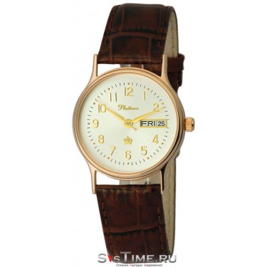 Мужские золотые наручные часы Platinor 50750.105