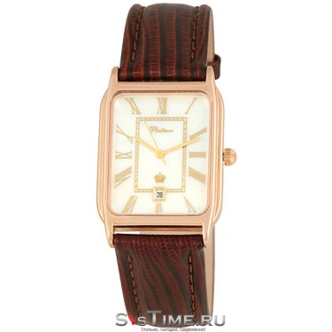 Мужские золотые наручные часы Platinor 50850.320