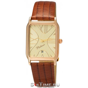 Мужские золотые наручные часы Platinor 50850.432