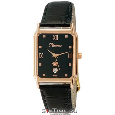 Мужские золотые наручные часы Platinor 50850.516