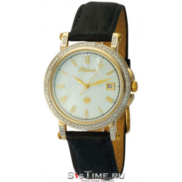 Мужские золотые наручные часы Platinor 50961.315