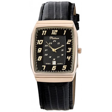 Мужские золотые наручные часы Platinor 51330.507