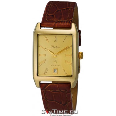 Мужские золотые наручные часы Platinor 51910.415
