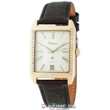 Мужские золотые наручные часы Platinor 51941.121