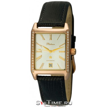 Мужские золотые наручные часы Platinor 51951.215