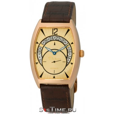 Мужские золотые наручные часы Platinor 52150.406