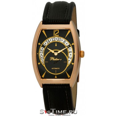 Мужские золотые наручные часы Platinor 52150.506