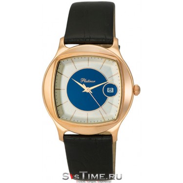 Мужские золотые наручные часы Platinor 52250.208