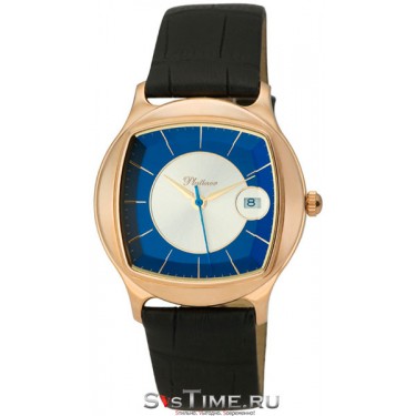 Мужские золотые наручные часы Platinor 52250.607