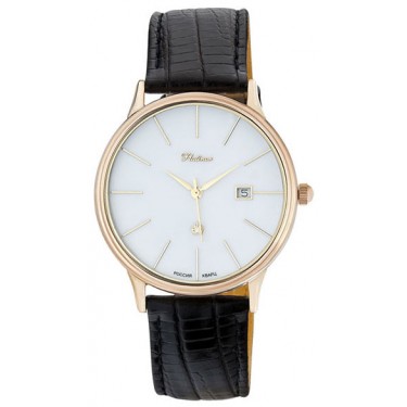 Мужские золотые наручные часы Platinor 52350.103