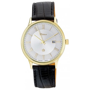Мужские золотые наручные часы Platinor 52360.211