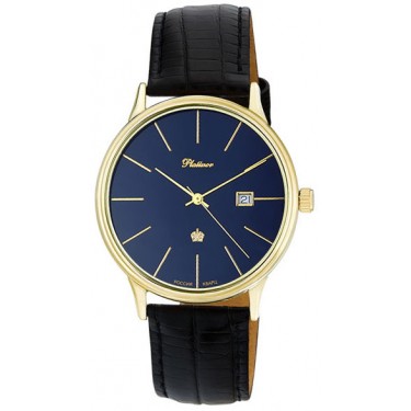 Мужские золотые наручные часы Platinor 52360.603