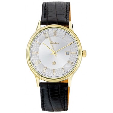 Мужские золотые наручные часы Platinor 523630.211