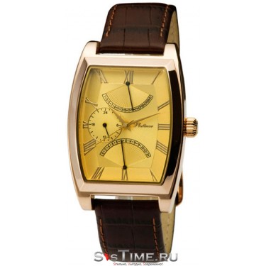 Мужские золотые наручные часы Platinor 52550.421
