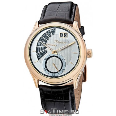 Мужские золотые наручные часы Platinor 52750.228