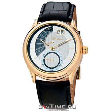 Мужские золотые наручные часы Platinor 52760.228
