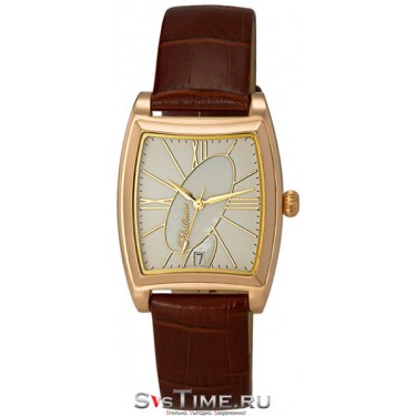 Мужские золотые наручные часы Platinor 53050.317