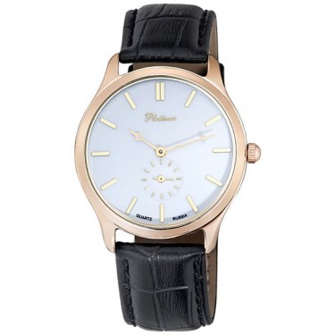 Мужские золотые наручные часы Platinor 53230.103
